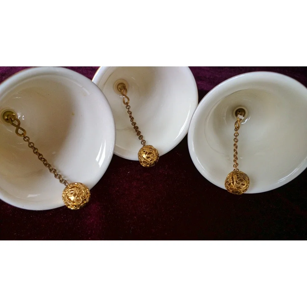 Gorham Noel Set of 3 Bells 1977, 78,79 3 1/2